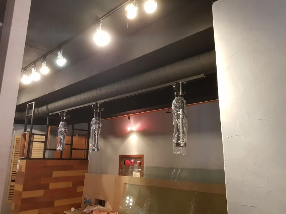 신사동 내부 직화기 설치작업