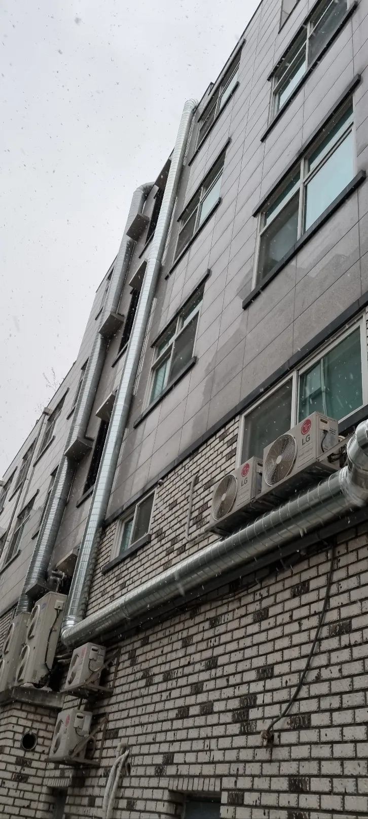 양평 멕시코 음식점 스파이럴 닥트 후드 시로코팬설치